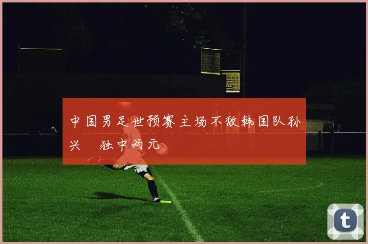 中国男足世预赛主场不敌韩国队孙兴慜独中两元